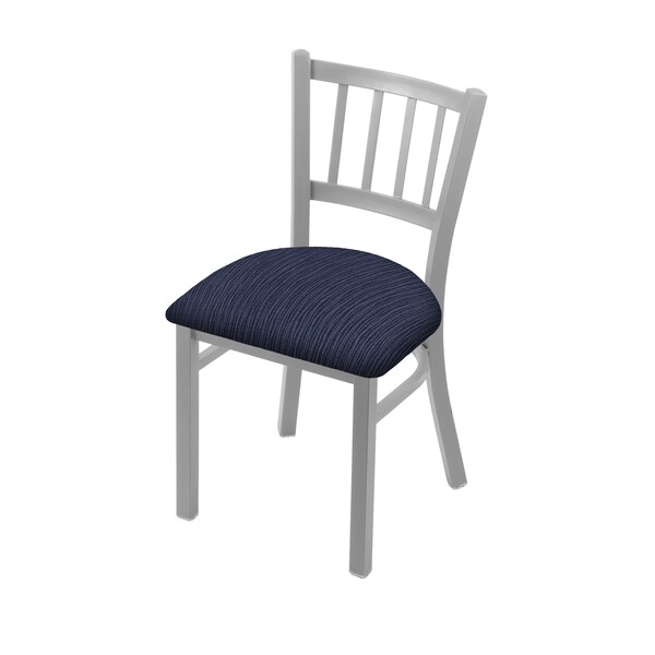 610 Contessa 18" Chair with Anodized Nickel Finish and Graph Anchor Seat